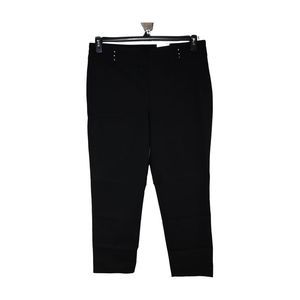 Jm Collection Womens SLIM LEG Pants, Black, Size X-Large